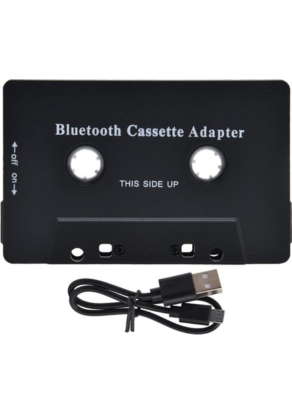 Kaset Teyp Çalar Adaptörü, Araba Teyp Çalar Adaptörü Mp3 Sbc Stereo Siyah Araba Için Abs Kablosuz (Yurt Dışından)