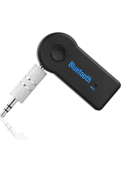 Araba Için Bluetooth Aux Adaptörü, Kablosuz Ses Alıcısı Aux 3,5 Mm'li Taşınabilir Eller Serbest Araç Adaptör Kitleri (Yurt Dışından)