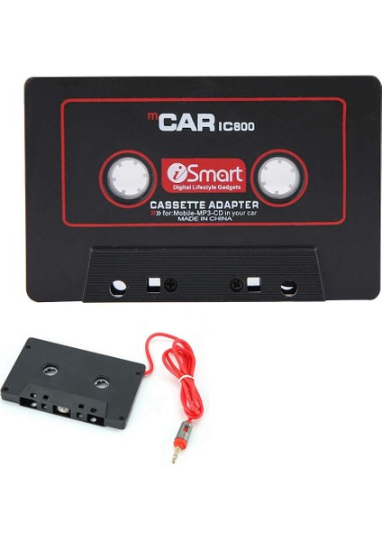 Araba Stereo Kaset Teyp Adaptörü CD Md Mp3 Mp4 Çalar 3.5mm Aux Ses Cep Telefonu Için Koaksiyel Kablo Iletim (Yurt Dışından) indirimleri