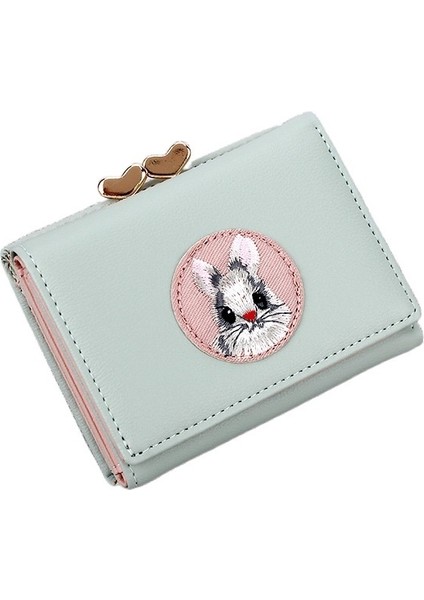 Basit Çok Kartlı Kısa Bayan Cüzdanı (Yurt Dışından)