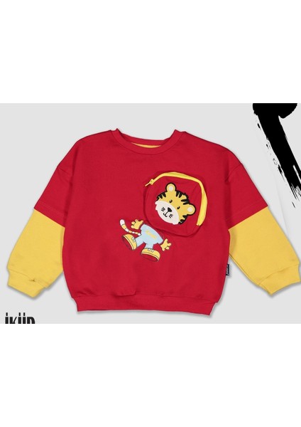 Aslan Desenli Sweatshirt