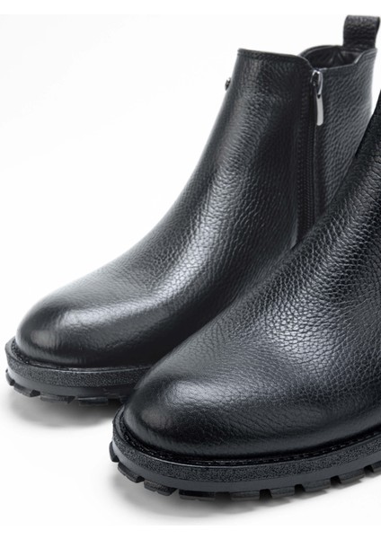 Erkek Hakiki Deri Siyah Casual Bot 818 1001 Erk Bot SK23/24 Sıyah Fltr modelleri