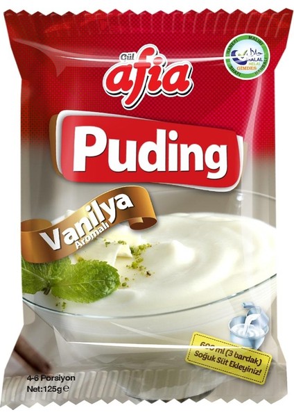 Vanilyalı Puding 10 x 125 gr