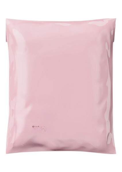 25 x 30 + 5 Gül Kurusu Cepsiz Kargo Poşeti 80 Mikron