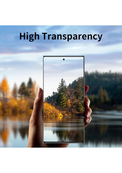 Samsung Galaxy S24 Ultra Kamera Lens Koruma Camı V2 Siyah