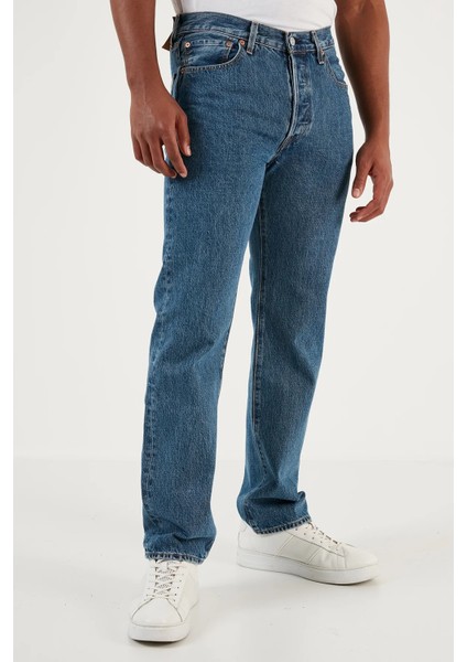 Levis Regular Fit Düz Paça Normal Bel Indigo Erkek Kot Pantolon A7735-0002