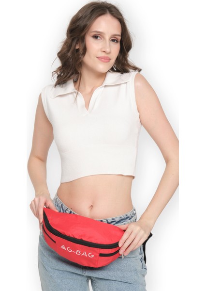 Unisex Çapraz Askılı 3 Bölmeli Spor Koşu Vücut Bel Çantası Body Bag Omuz Askılı Çanta