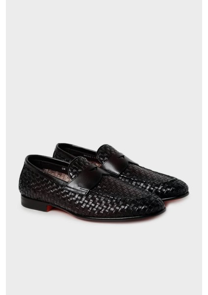 Deri Loafer Ayakkabı Erkek Ayakkabı MCNC13903LA3SWNCN01 fiyatları