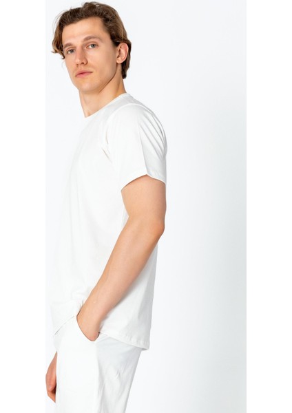 Erkek Regular Fit Rahat Sade Klasik T-Shirt fiyatları