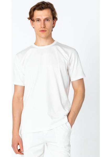 Erkek Regular Fit Rahat Sade Klasik T-Shirt indirimleri