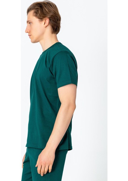 Erkek Regular Fit Rahat Sade Klasik T-Shirt