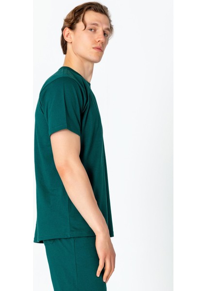 Erkek Regular Fit Rahat Sade Klasik T-Shirt