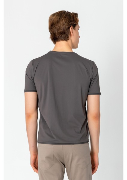 Erkek Fit Rahat Esnek Nefes Alan Bisiklet Yaka T-Shirt modelleri