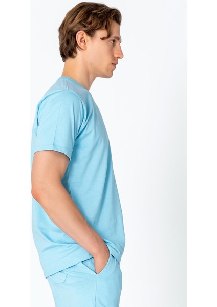 Erkek Regular Fit Rahat Sade Klasik T-Shirt