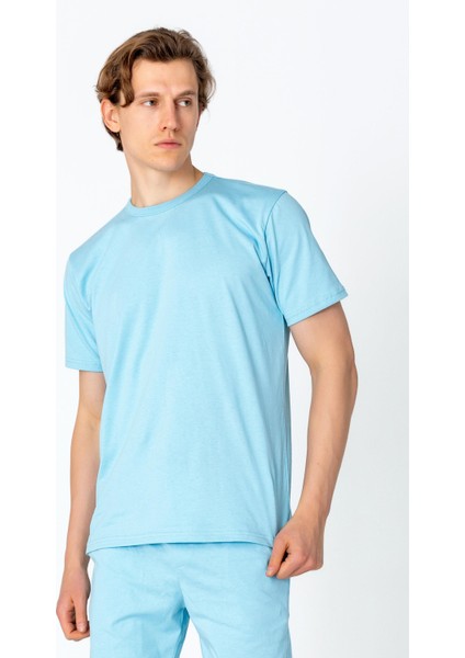 Erkek Regular Fit Rahat Sade Klasik T-Shirt