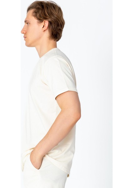 Erkek Regular Fit Rahat Sade Klasik T-Shirt fiyatları