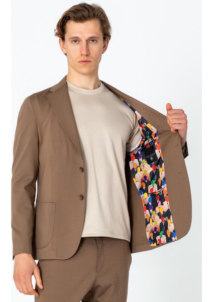 Erkek Regular Fit Teknolojik Rahat Kırışmayan Hafif Içi Desenli Ceket indirimleri