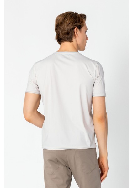 Erkek Fit Rahat Esnek Nefes Alan Bisiklet Yaka T-Shirt modelleri