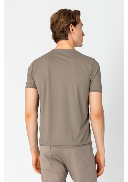Erkek Fit Rahat Esnek Nefes Alan Bisiklet Yaka T-Shirt modelleri