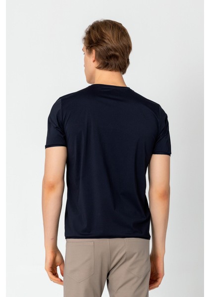 Erkek Fit Rahat Esnek Nefes Alan Bisiklet Yaka T-Shirt modelleri