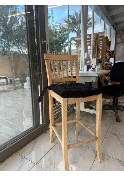 Dekoratif Pofidik Siyah 6'lı Sandalye Minderi fiyatları
