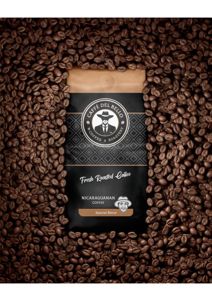 Caffe Del Bello Nikaragua Espresso Kahve 1 kg (Çekirdek Veya Öğütülmüş)