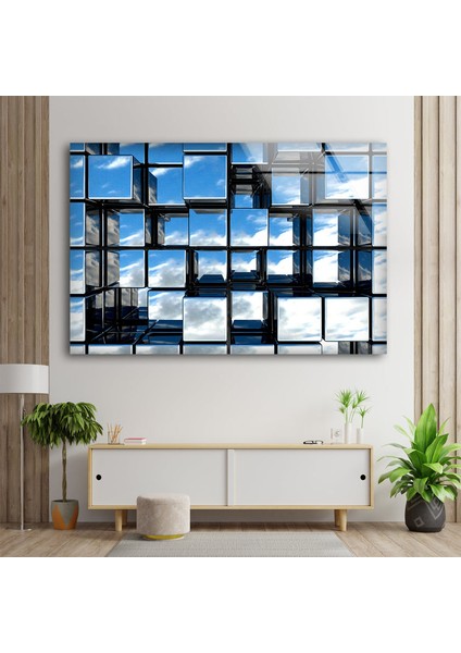 3D Cam Duvar Tablosu