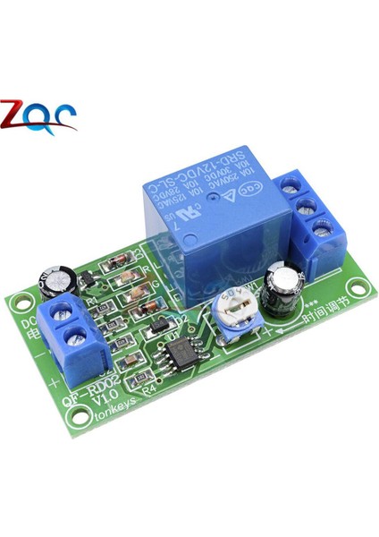 Dc 12V Iletim NE555 Gecikme Zamanlayıcı Anahtarı Ayarlanabilir Zaman Geciktirme Rölesi Modülü Ac 250V 10A Dc 30V Bağlantı Modülü (Yurt Dışından)