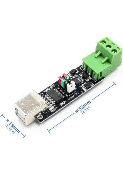 USB 2.0 - Ttl RS485 Seri Dönüştürücü Adaptör Ftdı FT232RL SN75176 Çift Fonksiyonlu Çift Koruma (Yurt Dışından)