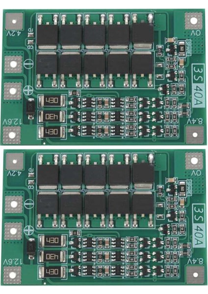 Adet 3s 40A Tornavida 12V Li-Ion 18650 Bms Koruma Levhası Pcm Denge Liion Hücre Modülü (Yurt Dışından)