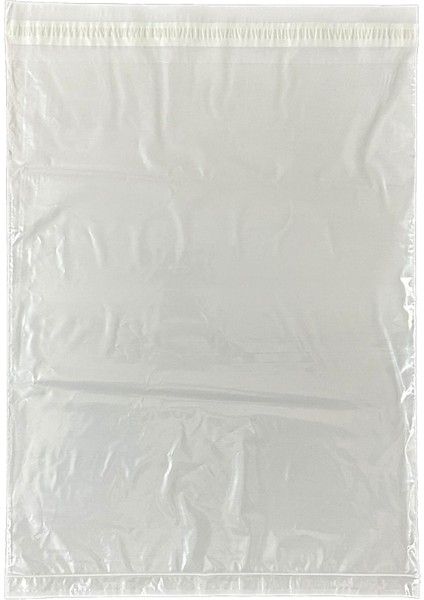 35 x 45 + 5 Tek Tarafı Şeffaf Tek Tarafı Beyaz Kargo Poşeti modelleri