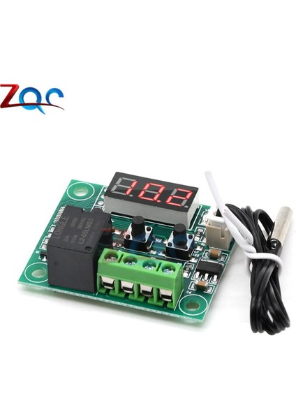 W1209 LED Dijital Termostat Sıcaklık Kontrol Cihazı Termoregülatör Ntc Sensör Probu ile Kuluçka Akvaryum Dc 5 V / Dc 24 V (Yurt Dışından)