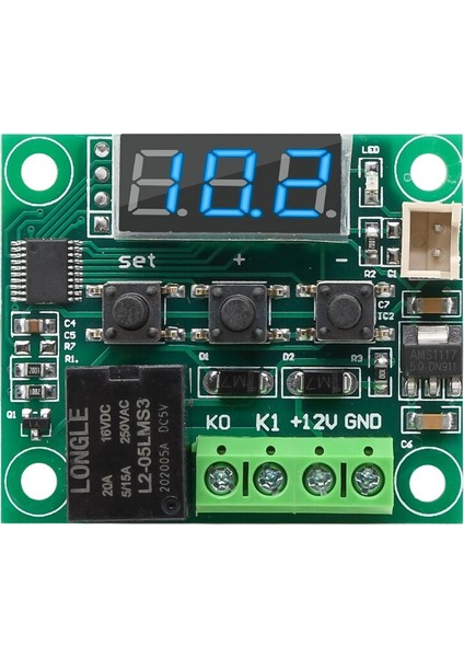 W1209 LED Dijital Termostat Sıcaklık Kontrol Cihazı Termoregülatör Ntc Sensör Probu ile Kuluçka Akvaryum Dc 5 V / Dc 24 V (Yurt Dışından)