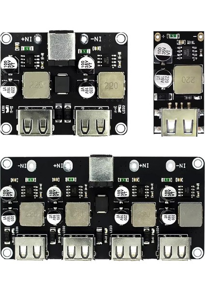 USB Qc3.0 Qc2.0 Dc-Dc Buck Dönüştürücü Şarj Adım Aşağı Modülü 6-32V 9V 12V 24V Hızlı Hızlı Şarj Cihazı Devre 5V (Yurt Dışından)