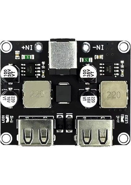 USB Qc3.0 Qc2.0 Dc-Dc Buck Dönüştürücü Şarj Adım Aşağı Modülü 6-32V 9V 12V 24V Hızlı Hızlı Şarj Cihazı Devre 5V (Yurt Dışından)