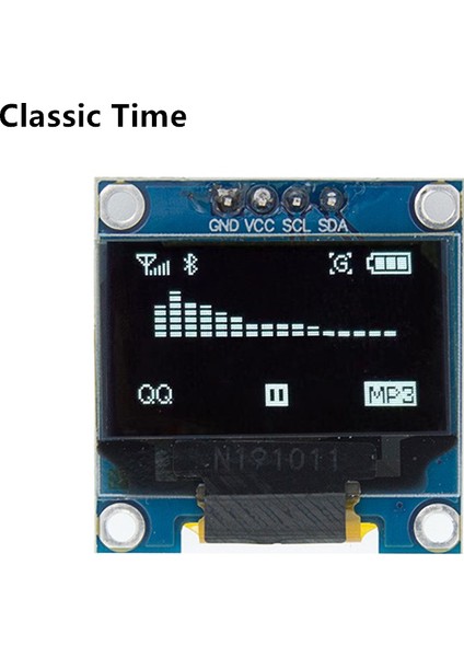0.96 Inç Iıc Spı Seri 4pin Beyaz/mavi/sarı Mavi/oled Ekran Modülü SSD1315 12864 LCD Ekran Kartı Arduino Için (Yurt Dışından)
