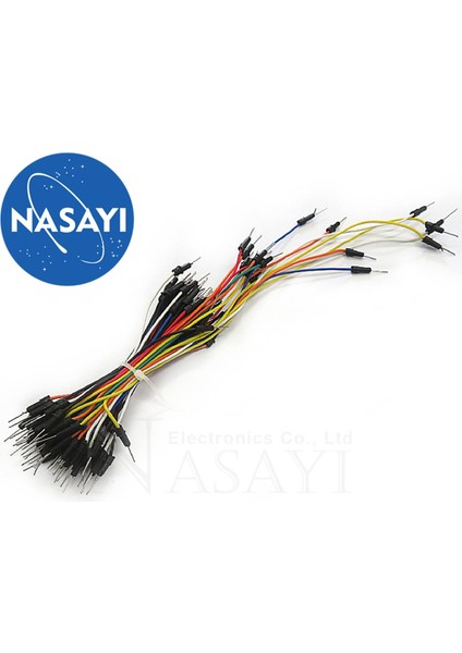 Breadboard Tel Fiş Teli Jumper Teli Bağlantı Teli Breadboard Tel Paketi 65 (Yurt Dışından)