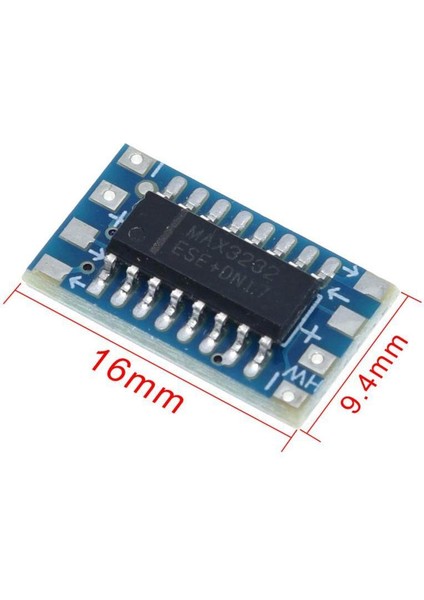 Mini RS232 MAX3232 Seviyeleri Ttl Seviye Dönüştürücü Kartı Seri Dönüştürücü Modülüne (Yurt Dışından)