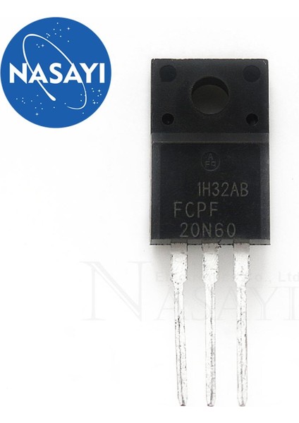 5 Adet FCPF20N60 20N60 TO-220F (Yurt Dışından)