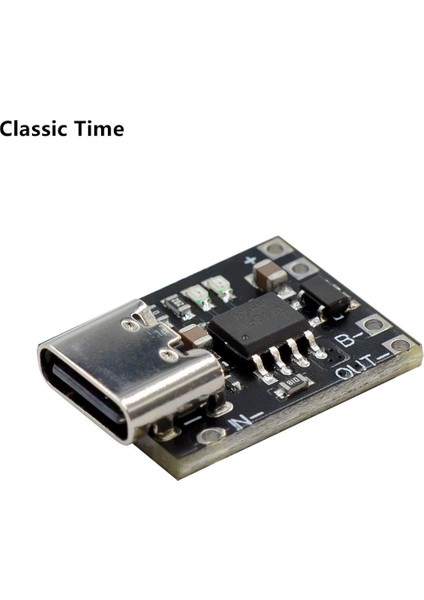 Ultra Küçük Lityum Pil Şarj Paneli 1A Üçlü Lityum Pil 3.7V4.2V Şarj Modülü Tip-C Koruma Kartlı (Yurt Dışından)