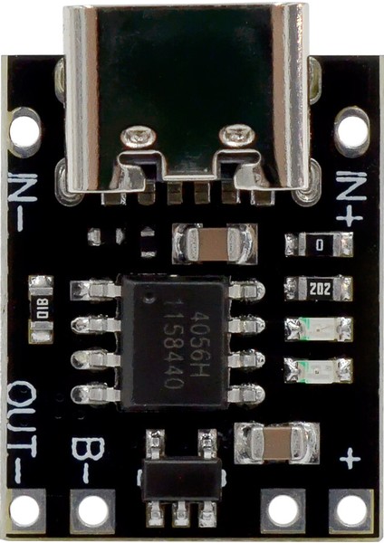 Ultra Küçük Lityum Pil Şarj Paneli 1A Üçlü Lityum Pil 3.7V4.2V Şarj Modülü Tip-C Koruma Kartlı (Yurt Dışından)