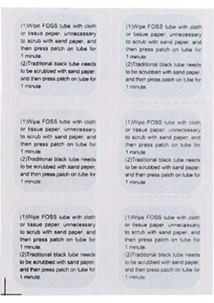 Foss 12 Adet/takım Bisiklet Lastiği Yama Hızlı Kuruyan Bisiklet Tüpü Tamir Pedi Aracı Iç Yamalar Mtb Yol Bisikleti Tamir Aracı (Yurt Dışından)