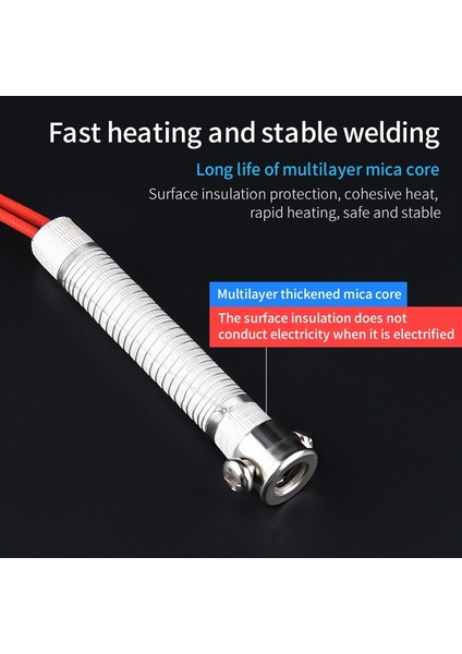 Luxıanzı Elektrikli Havya Yedek Çekirdek 30W 40W 60W Ayarlanabilir Sıcaklık Harici Isıtma Elemanı Kaynak Lehim Aracı (Yurt Dışından) fırsatları