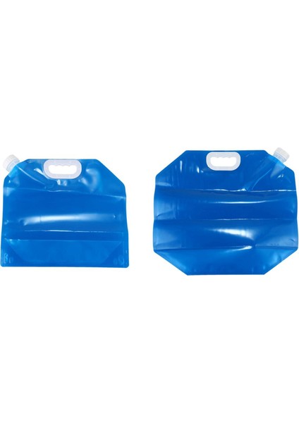 Nanlıy- 2 Parça Katlanabilir Su Bidonu 5 Litre/10 Litre Mavi (Yurt Dışından)