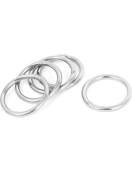 Nanlıy- 10 Adet Paslanmaz Çelik Dokuma Çemberleme Kaynaklı O Ringler - 5 Adet 30MM x 3mm ve 5 Adet 20MM x 3mm (Yurt Dışından) indirimleri