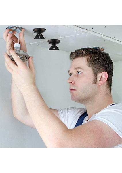 25 Adet GU10 Ampul Değiştirici Lamba Değiştirici Kafa Pvc Vantuz Lambası (Yurt Dışından)