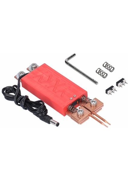 Taşınabilir Mini Dıy Nokta Kaynak Makinesi Seti Otomatik Entegre Tip Nokta Kaynak Kalem Aksesuarı 18650 Kırmızı (Yurt Dışından)
