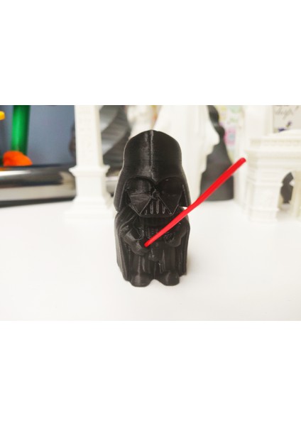 Minyatür Bahçem Mini Darth Vader Star Wars Biblo Dekor Figür Hediyelik 3D Baskı