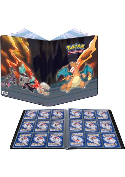 Ultra Pro Scorching Summit 9 Cepli Portfolio For Pokemon 9 Cepli 180 Kart Kapasiteli Albüm