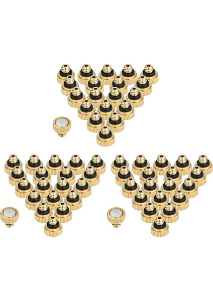 Soğutma Sistemi Için 60 Adet Pirinç Misting Nozulları 0.012 Inç (0.3 Mm) Su Püskürtme Nozulu Sprinkler Misting Soğutma (Yurt Dışından)